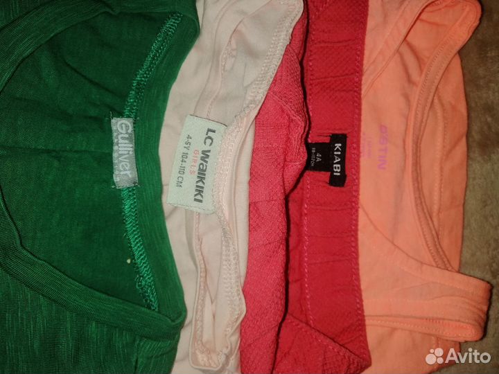 Пакетом летние вещи на 4 года р 104 16 вещей