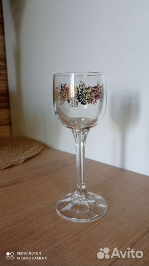 Хрусталь Чехия. Штоф, рюмки, конфетница