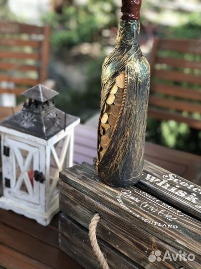 Бутылка декоративная