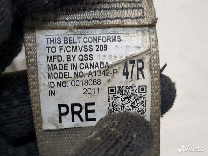 Ремень безопасности Toyota Venza, 2011