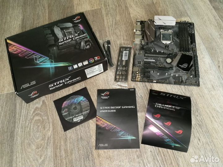 Материнка Asus B250F Strix Gaming + CoffeeMod