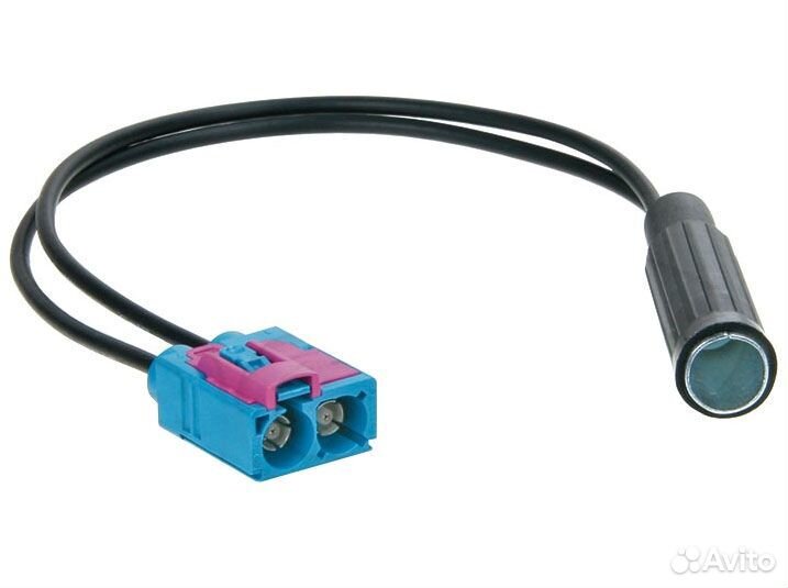 ISO антен переходник VW, Audi, Opel, Skoda