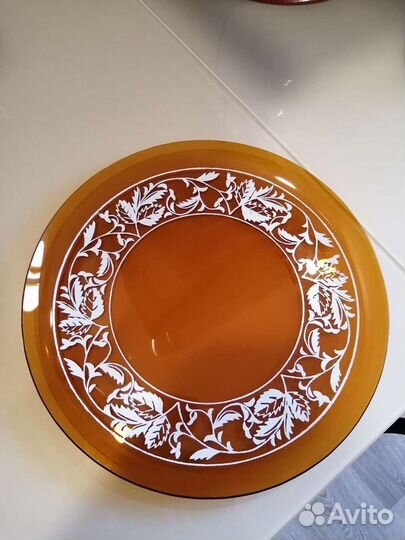 Блюда стекло, хрусталь, эмаль, СССР, Чехия