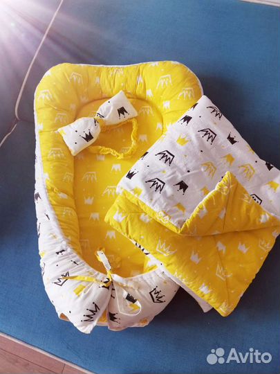 Кокон для новорождённых с одеяльцем