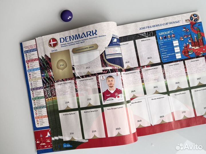 Альбом panini fifa 2018 футбол