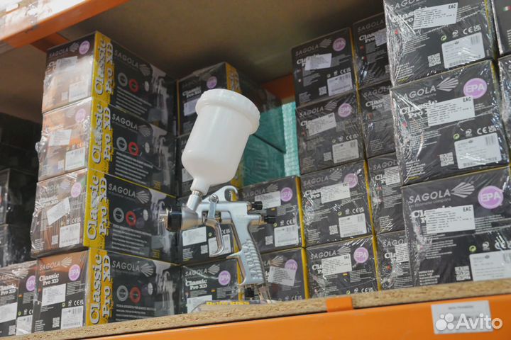 Краскопульт пневматический Sagola Classic Pro XD