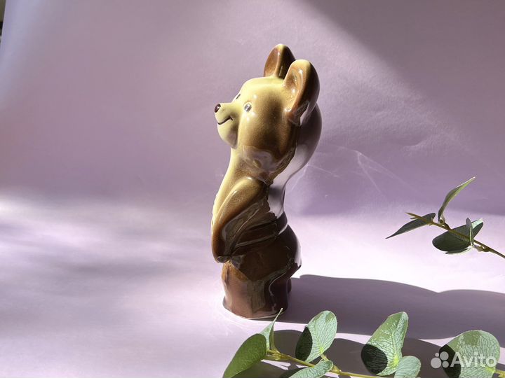 Статуэтка Олимпийский мишка СССР Пермь фарфор