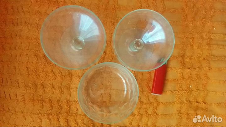 Раритет из СССР - Вазочки/креманки прозрачные набо