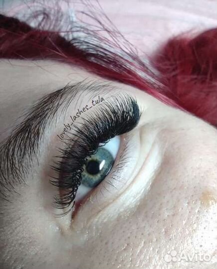 Наращивание ресниц на дому