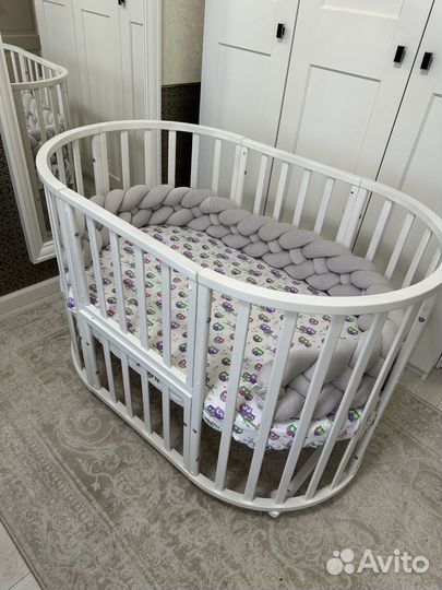 Детская кроватка круглая