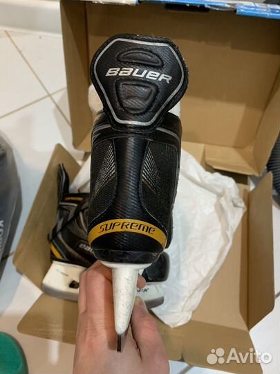 Коньки хоккейные детские Bauer 27 размер