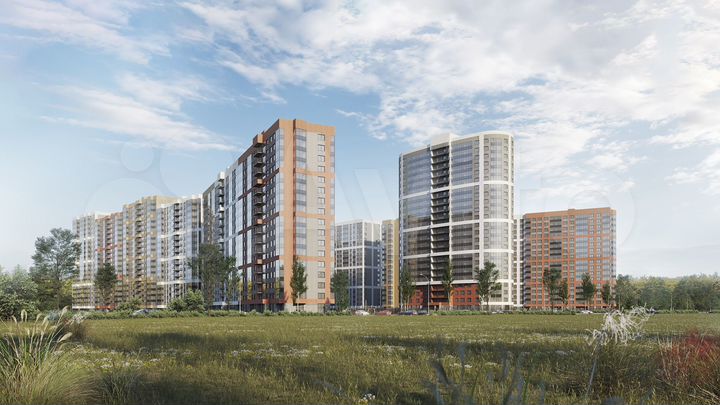 2-к. квартира, 52,7 м², 17/21 эт.