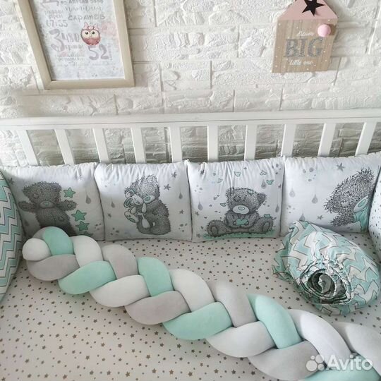 Бортики в детскую кроватку