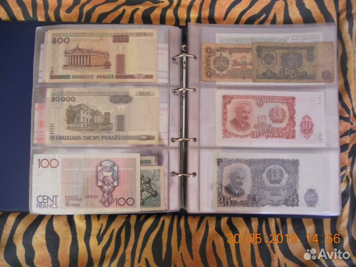 Банкноты Азии,Африки,Европы,Америки,Океании и т.д