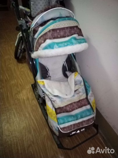 Коляска санки