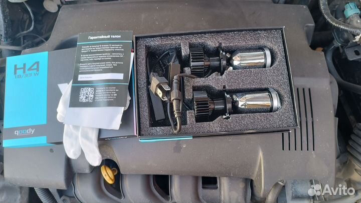 Светодиодные лампочки h4