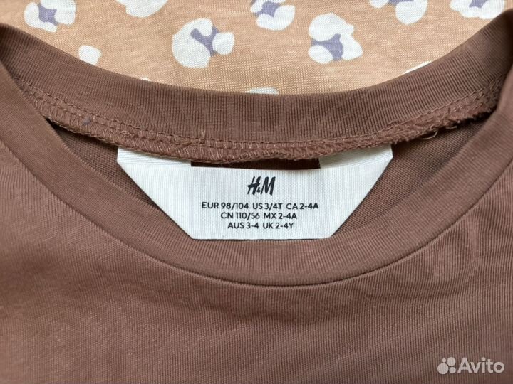 Футболки h&m 98-104 р