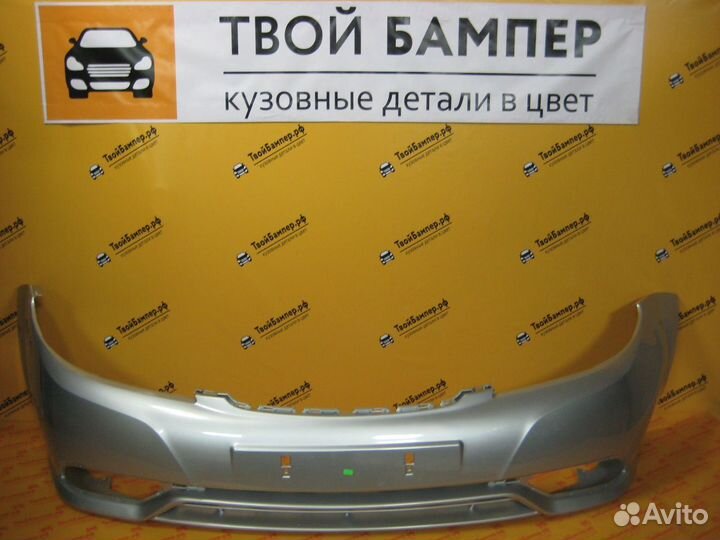 Бампер передний Daewoo Gentra Серебристый