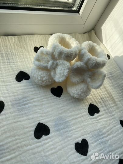 Вязаные носочки, пинетки