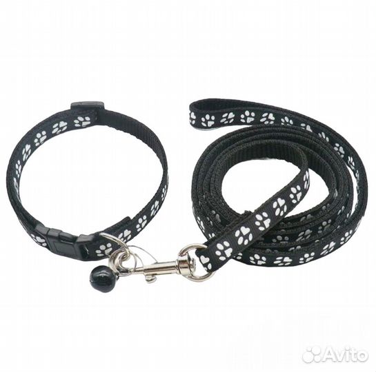 Ошейник с поводком
