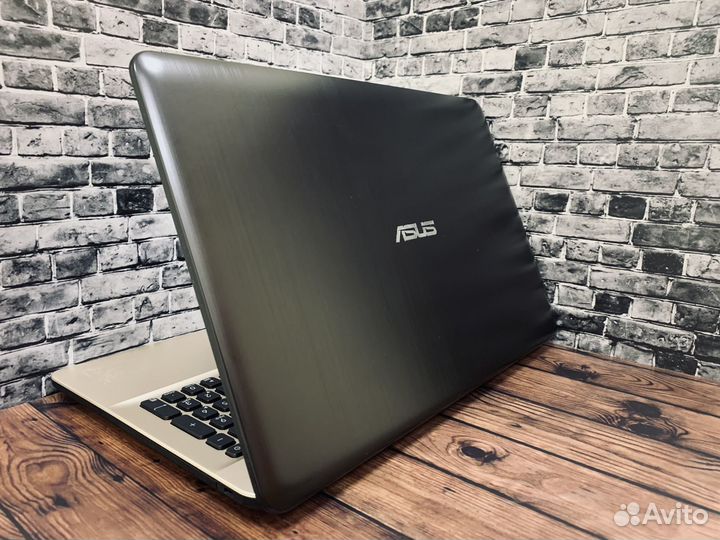 Ноутбук Asus Intel 4Gb HDD 500Gb Золотой Гарантия