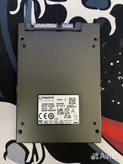Ssd накопитель Kingston
