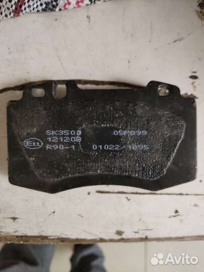 Тормозные колодки mercedes s220