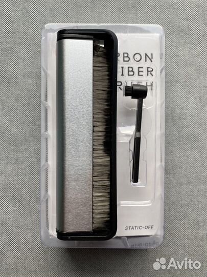 Щетка антистатическая карбон бархатная для винила