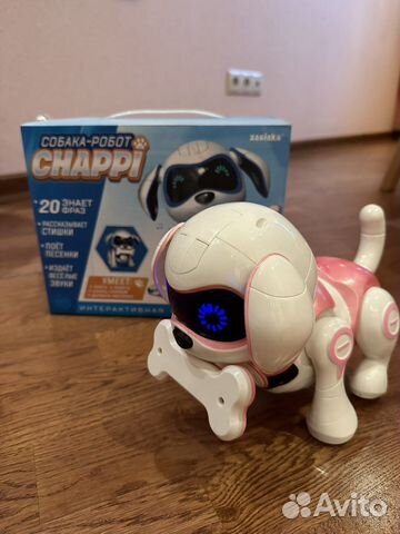 Интерактивная игрушка робот собака Чаппи
