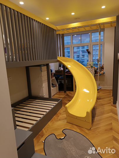 Детская игровая комната с горкой под ключ