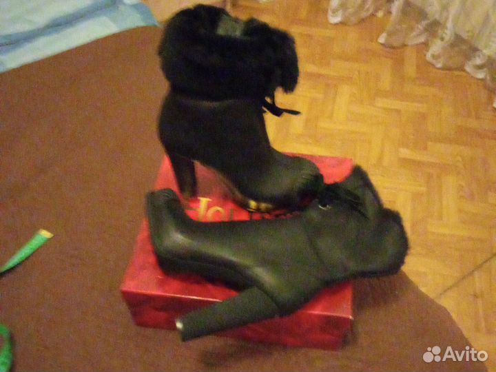 Ботильоны натуральная кожа 37