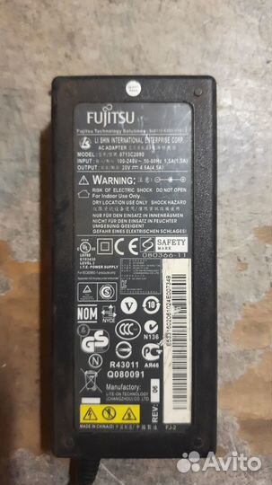 Блок питания адаптер 20v 4.5 a