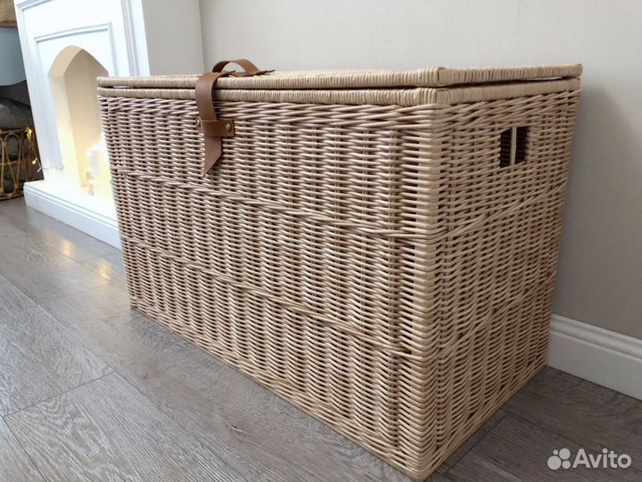 Сундук плетеный