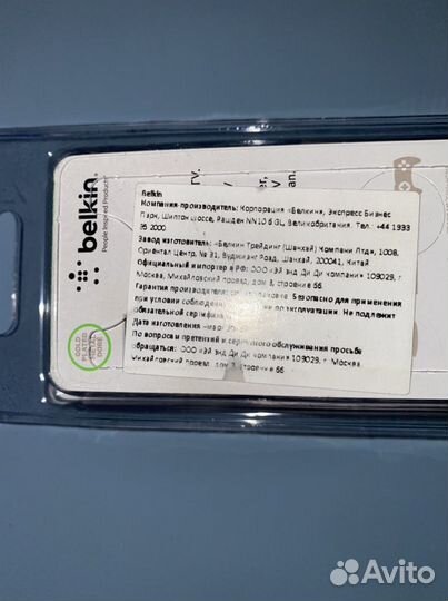 Переходник hdmi на hdmi belkin