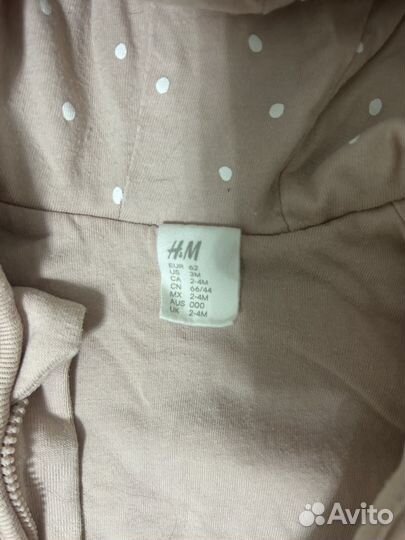 Костюм для новорожденного hm 62