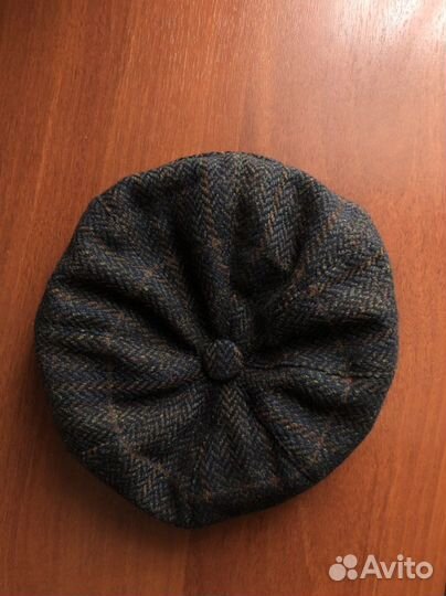 Кепка-восьмиклинка твид