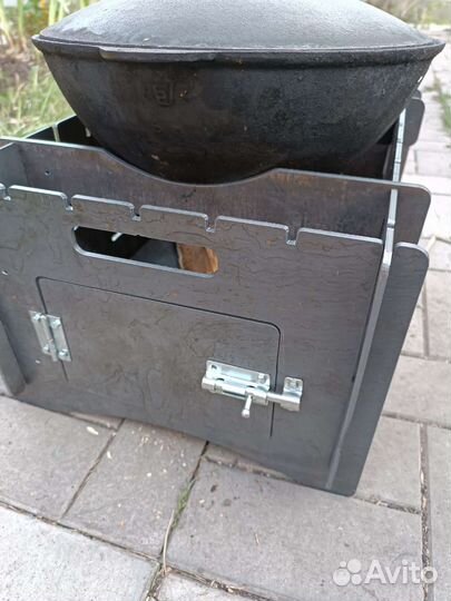 Мангал-печь под казан