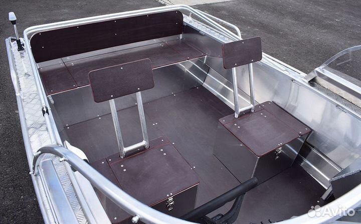 Новая алюминиевая лодка Wyatboat 430DCM
