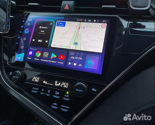Android магнитола для Toyota Camry 2018+ GPS WiFi