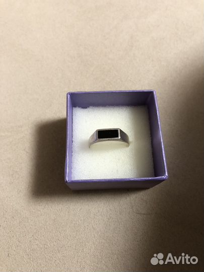 Кольцо серебро