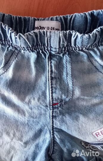 Детские джинсовые шорты для мальчика. 12-24 мес