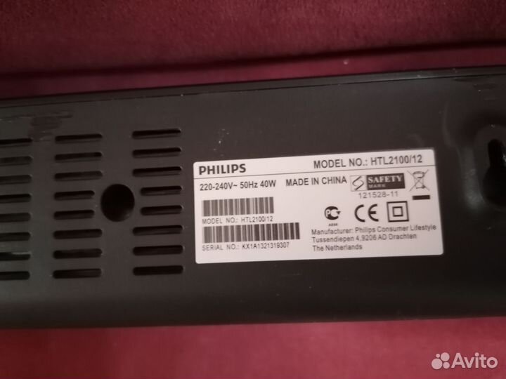 Саундбар philips HTL2100/12