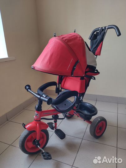 Детский 3х колесный велосипед с ручкой FamilyTrike