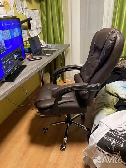 Компьютерное кресло офисное с функцией массажа