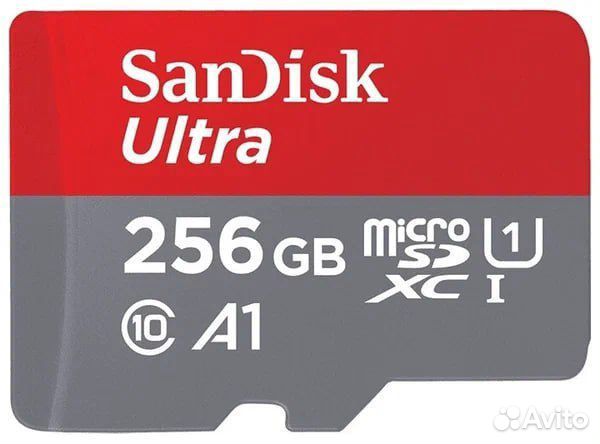 Карта памяти MicroSD 256gb SanDisk Ultra