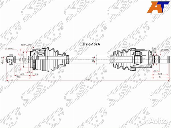 Привод в сборе hyundai creta