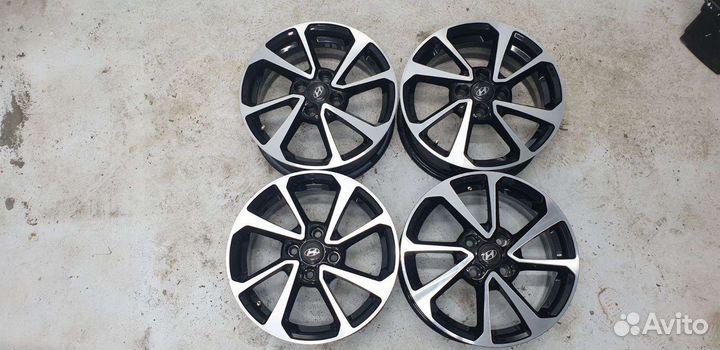 Литые диски на Hyundai Solaris R15 4x100