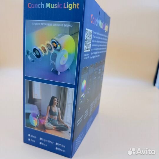 Блютуз колонка Conch Music Light