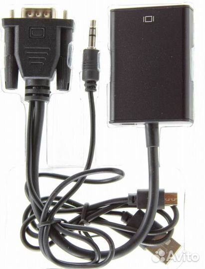 Адаптер VGA (M) - hdmi (F)