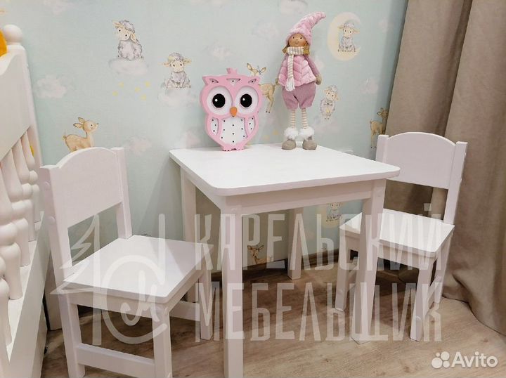 Детский стул и стол